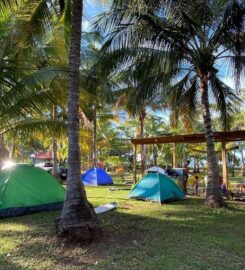 Camping al final del camino en Playa Frijolar, Marbella